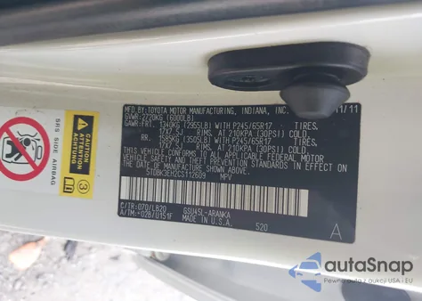 2012 Toyota Highlander Se V6 from USA, damaged, VIN 5TDBK3EH2CS112609